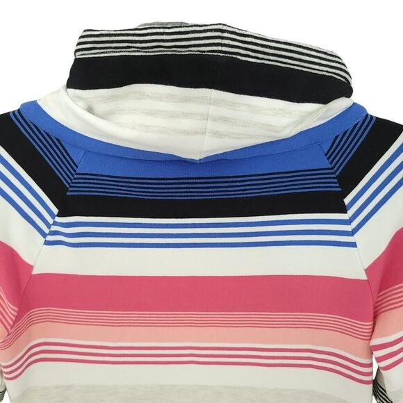 T by Talbots Striped Funnel Neck Sweatshirt SM - Picture 5 of 11